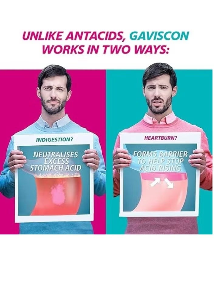 جافيسكون دبل أكشن شراب حرقة المعدة 300 مل - Image 4